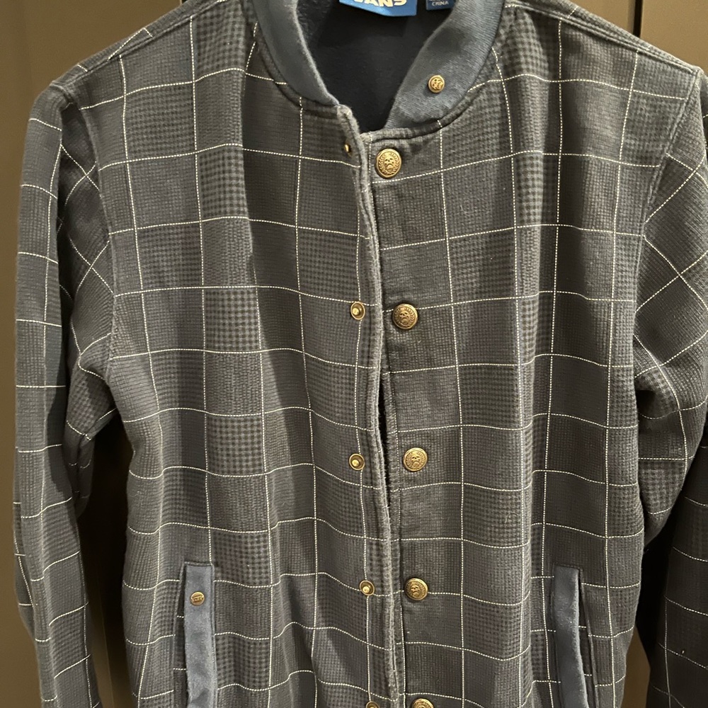 Vans navy cotton bomber light Weight button up